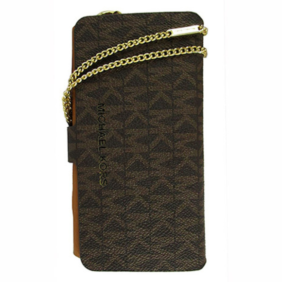 MICHAEL Kors MK Signature Chocolate PVC Leather - Picture 1 of 4